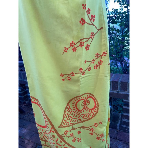 Vested Gentress vintage orange and yellow Mandarin Sheath dress Active - Picture 3 of 6